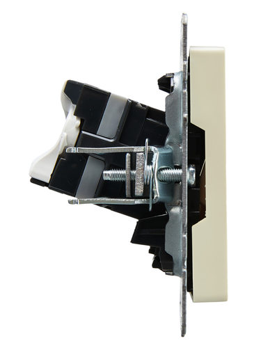 Розетка RJ-45 IEK BRITE BR-K20-1-K10 бежевый, фотография