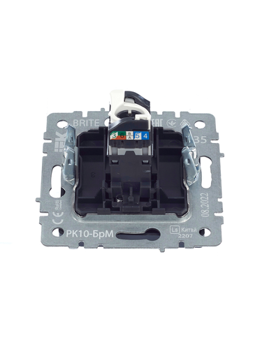 BRITE Розетка комп. RJ45 кат.5E РК10-БрМ мар. IEK, детальное фото