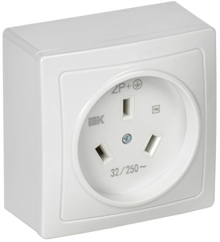 Розетка электрическая IEK ERP10-032-K01 белый, фотография