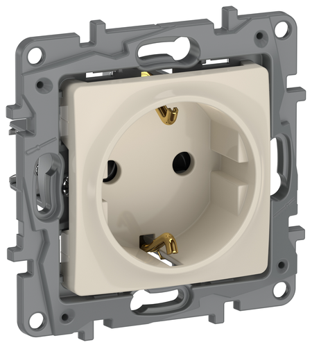 Розетка электрическая Legrand Etika 672322 слоновая кость, изображение