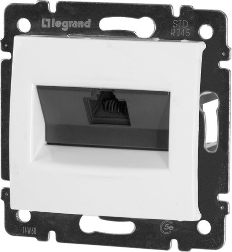 Розетка RJ-45 1 пост Legrand Valena белый, фотография