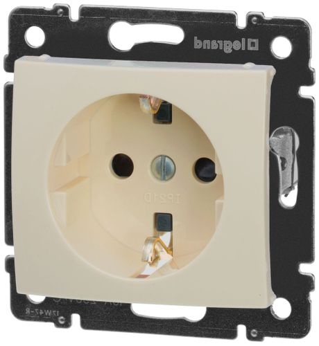 Розетка электрическая Legrand Valena 695613 слоновая кость, фотография