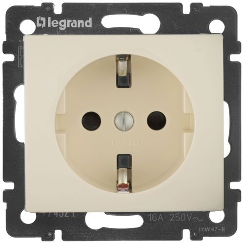 Розетка электрическая Legrand Valena 695613 слоновая кость, фотография