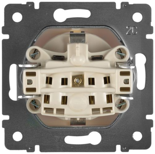 Розетка электрическая Legrand Valena 695613 слоновая кость, крупный план