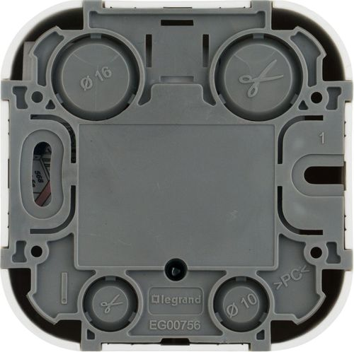Розетка RJ-45 1 пост Legrand Quteo белый, изображение