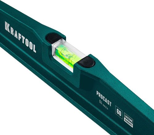 Уровень литой KRAFTOOL 600 мм, крупный план