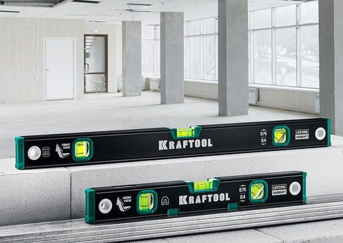 Уровень с зеркальным глазком KRAFTOOL 1500 мм, фотография
