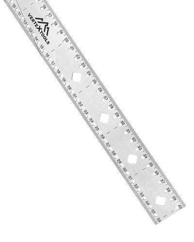 Угольник VERTEXTOOLS ULTRA-PRECISE 3046-400 нержавеющая сталь 400 мм, вид