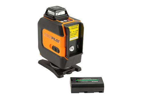 Уровень лазерный аккумуляторный P.I.T. MAXPILER MLL-0225G 25 м 360° Li-ion, крупный план