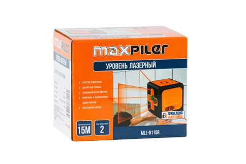 Уровень лазерный P.I.T. MAXPILER MLL-0115R 15 м 2 луча, фотография