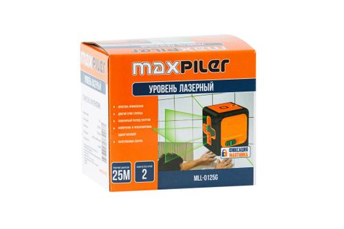 Уровень лазерный P.I.T. MAXPILER MLL-0125G 25 м 2 луча, детальное фото