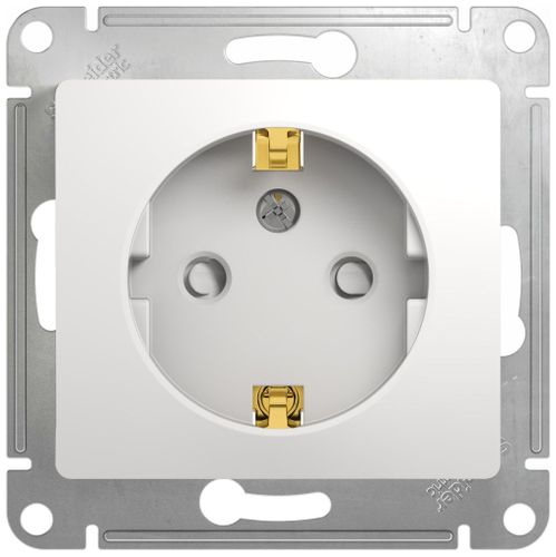 Розетка электрическая Schneider Electric GLOSSА GSL000145 белый, фото