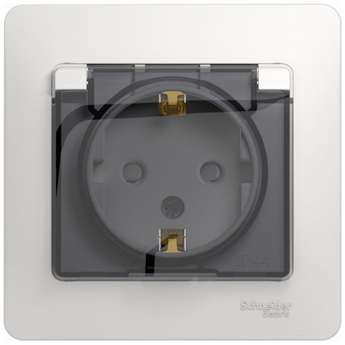 Розетка электрическая Schneider Electric GLOSSА GSL000148 белый, изображение