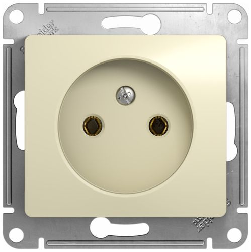 Розетка электрическая Schneider Electric GLOSSА GSL000241 кремовый, картинка