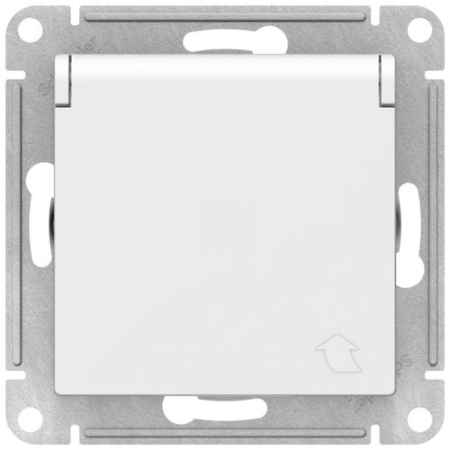 Розетка электрическая Schneider Electric Atlas Design ATN000146 белый, изображение