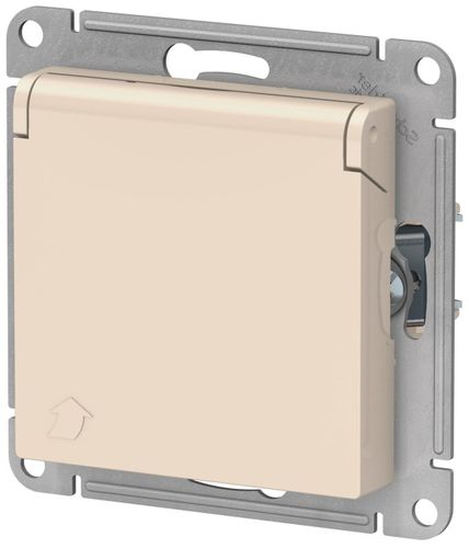 Розетка электрическая Schneider Electric Atlas Design ATN000246 бежевый, картинка