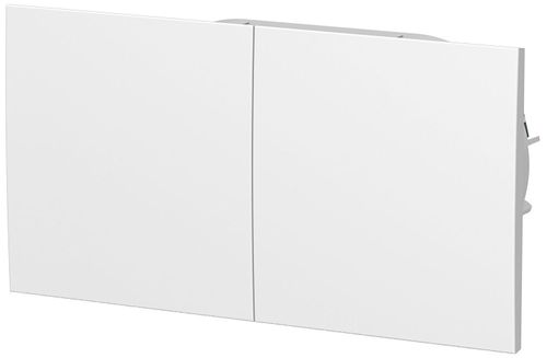 Розетка электрическая 2 поста Schneider Electric Atlas Design белый, вид