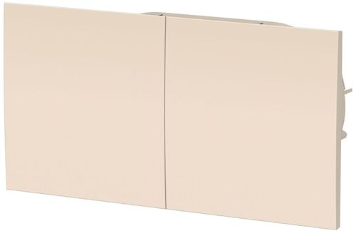 Розетка электрическая 2 поста Schneider Electric Atlas Design бежевый, фото