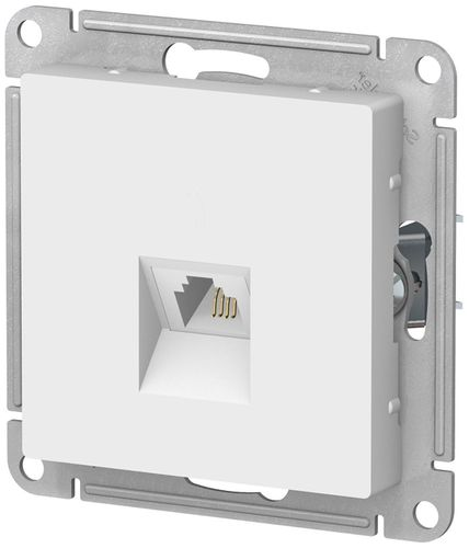 Розетка RJ-45 1 пост Schneider Electric Atlas Design белый, фотография