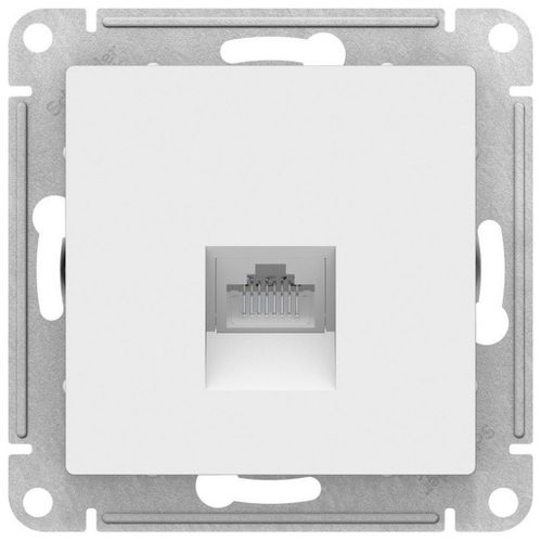 Розетка RJ-45 1 пост Schneider Electric Atlas Design белый, изображение