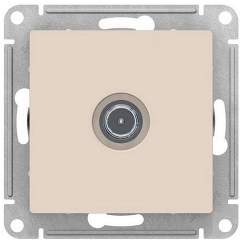 Розетка TV Schneider Electric Atlas Design ATN000292 бежевый, фотография