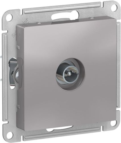 Розетка TV Schneider Electric Atlas Design ATN000393 алюминий, детальное фото