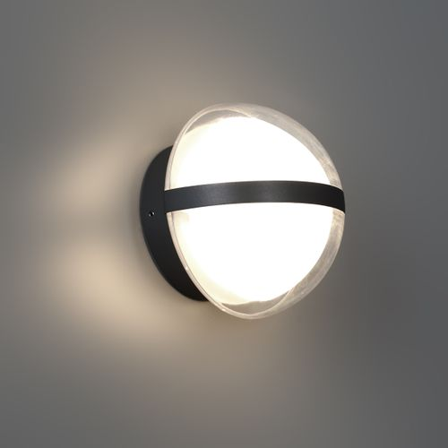 Светильник ландшафтный светодиодный STREET OPAL, LED 9W, 4000K, 810 Лм, IP54, 15х15х11,3 см, черный, детальное фото