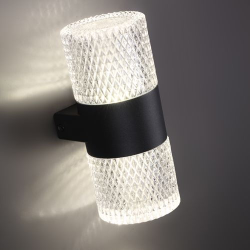 Светильник ландшафтный настенный STREET ESTIMA, LED 14W, 4000K, IP65, 19,4х8,2х9,6 см, черный, детальное фото