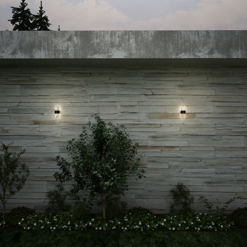 Светильник ландшафтный настенный STREET ESTIMA, LED 14W, 4000K, IP65, 23,0Х8,2Х9,6 см, черный, детальное фото