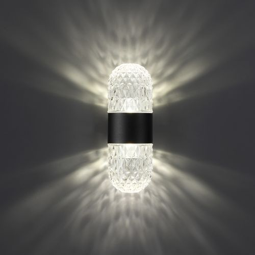 Светильник ландшафтный настенный STREET ESTIMA, LED 14W, 4000K, IP65, 23,0Х8,2Х9,6 см, черный, фото