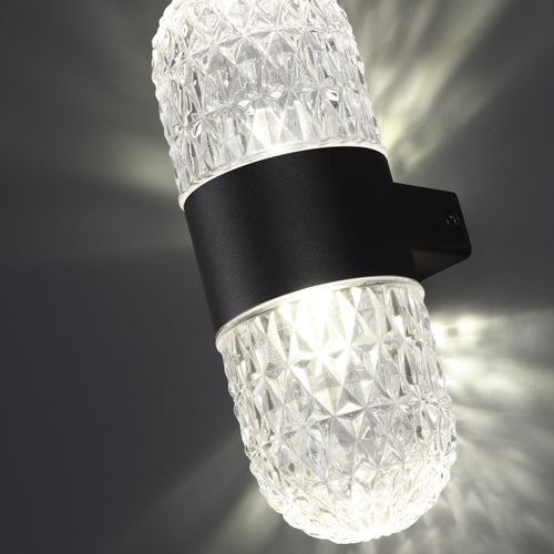 Светильник ландшафтный настенный STREET ESTIMA, LED 14W, 4000K, IP65, 23,0Х8,2Х9,6 см, черный, крупный план