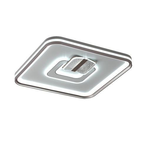 Светильник Lumion Piko Gemini, LED 85Вт, 3000-6500K, 490х490, IP20, пульт ДУ, металл/акрил, Белый, вид