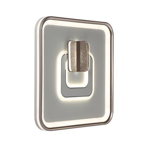 Светильник Lumion Piko Gemini, LED 85Вт, 3000-6500K, 490х490, IP20, пульт ДУ, металл/акрил, Белый, фото