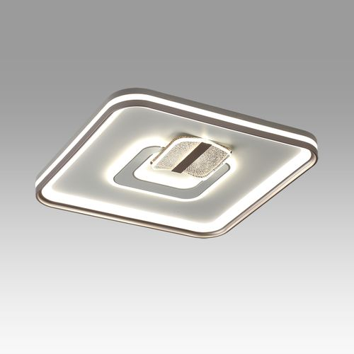 Светильник Lumion Piko Gemini, LED 85Вт, 3000-6500K, 490х490, IP20, пульт ДУ, металл/акрил, Белый, вид