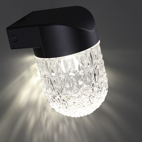 Светильник ландшафтный настенный STREET ESTIMA, LED 7W, 4000K, IP65, 12,9Х8,0Х9,6 см, черный, картинка