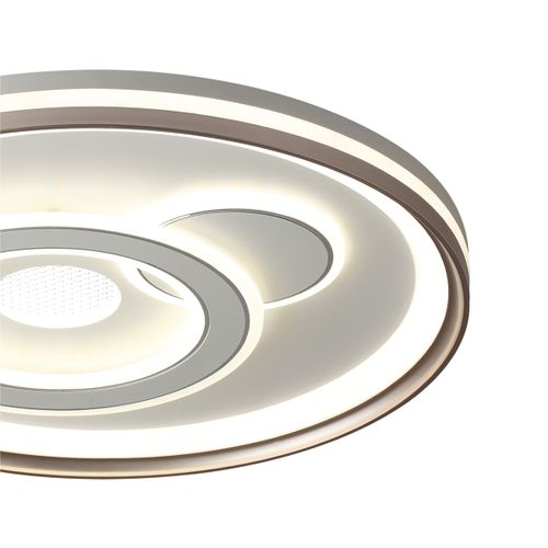 Светильник Lumion Piko Gemini, LED 85Вт, 3000-6500K, D490, IP20, пульт ДУ, металл/акрил, Белый, изображение