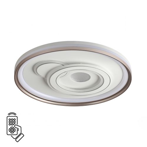 Светильник Lumion Piko Gemini, LED 85Вт, 3000-6500K, D490, IP20, пульт ДУ, металл/акрил, Белый, фото