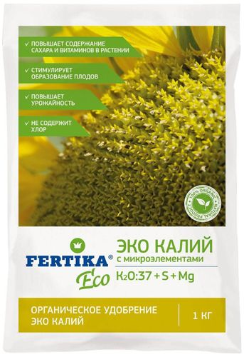 Удобрение минеральное FERTIKA ЭКО КАЛИЙ универсальное  1 кг, детальное фото