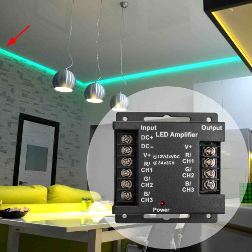 Усилитель для контролера светодиодной ленты Apeyron Electrics 04-04 288-576 Вт, вид