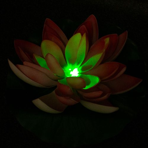 Фигура прудовая Ecotec Лотос LED, 28х10см, картинка