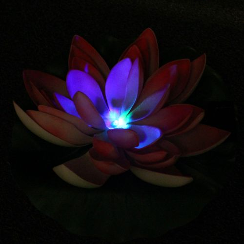 Фигура прудовая Ecotec Лотос LED, 28х10см, изображение
