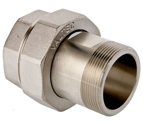Сгон прямой латунь никелированная VALTEC 1"х 25 мм, фотография