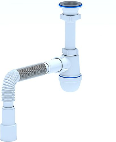 Сифон для раковины и мойки АНИ Пласт Варяг 1 1/2" 40 мм, крупный план