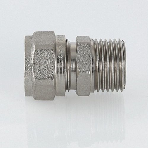 Соединитель латунь никелированный VALTEC IV3013206 1" х 32 мм, детальное фото