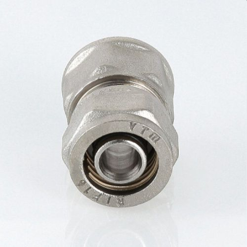 Соединитель латунь никелированный VALTEC IV3022606 1" x 26 см, детальное фото