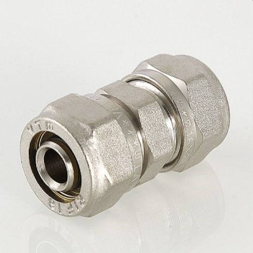 Соединитель латунь никелированный VALTEC 20 х 16 мм, фото