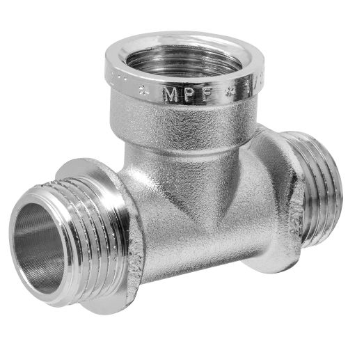 Тройник 1/2" н/в/н с ограничителем MPF, картинка