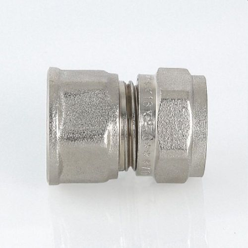 Соединитель латунь никелированный VALTEC IV3021605 3/4" х 16 мм, фото