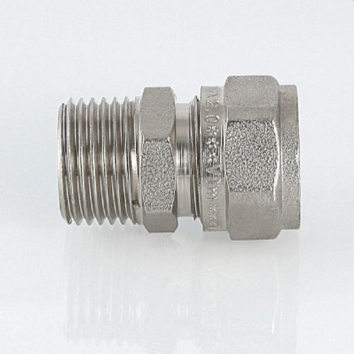 Соединитель латунь никелированный VALTEC 3/4" x 26 см, фото