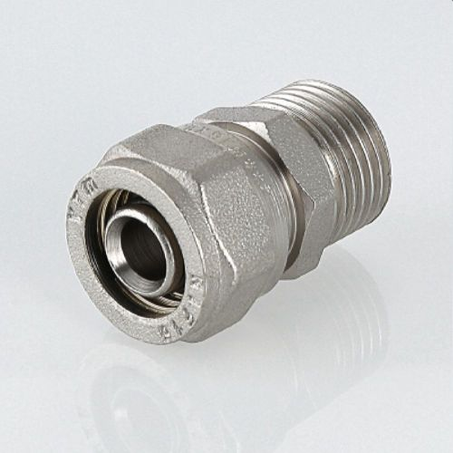 Соединитель латунь никелированный VALTEC 3/4" x 26 см, фотография